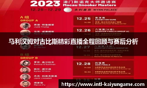 马利汉姆对古比斯精彩直播全程回顾与赛后分析