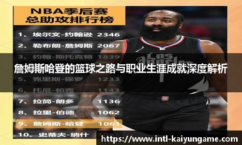 詹姆斯哈登的篮球之路与职业生涯成就深度解析